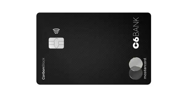 Cartão de Crédito C6 Carbon Mastercard.