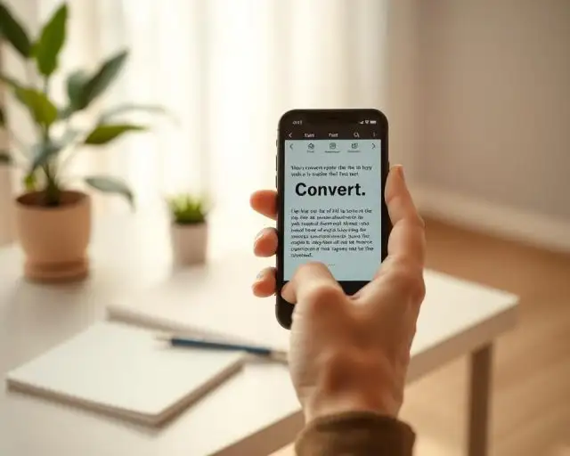 como converter imagem em texto pelo celular