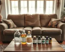 como limpar sofá com produtos caseiros