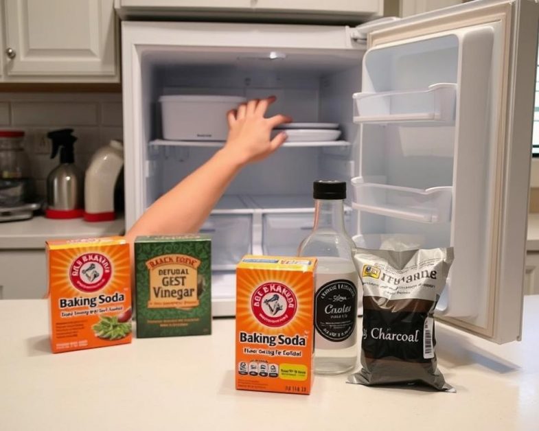 métodos para eliminar cheiro da geladeira