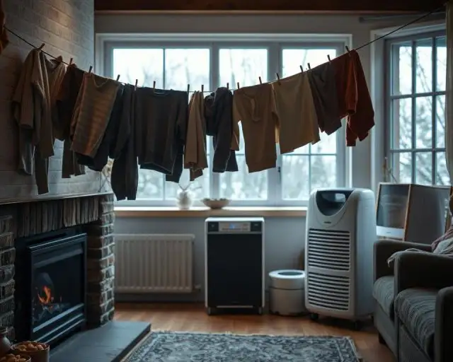 truques para roupa secar mais rápido no inverno