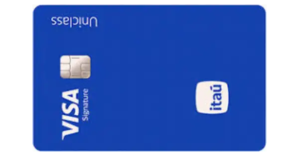 Cartão de crédito Itaú Uniclass Visa Signature: sem cobrança de anuidade