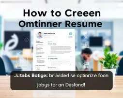 Guia para criar um currículo otimizado para plataformas de emprego.