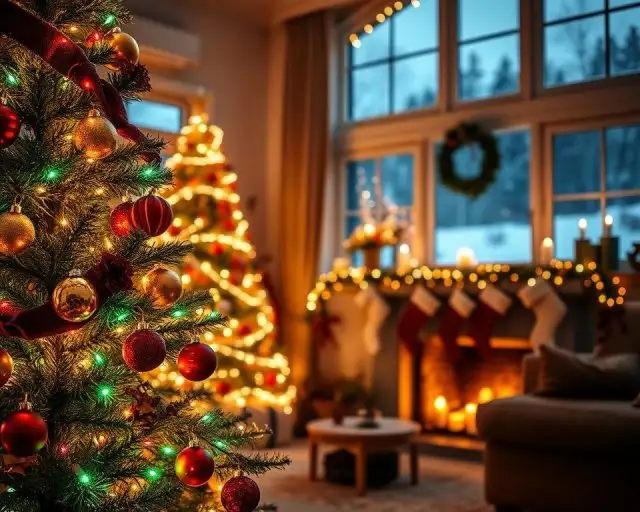 benefícios de utilizar lâmpadas de LED na decoração natalina
