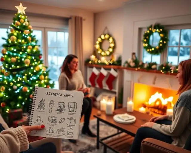 como economizar energia no natal