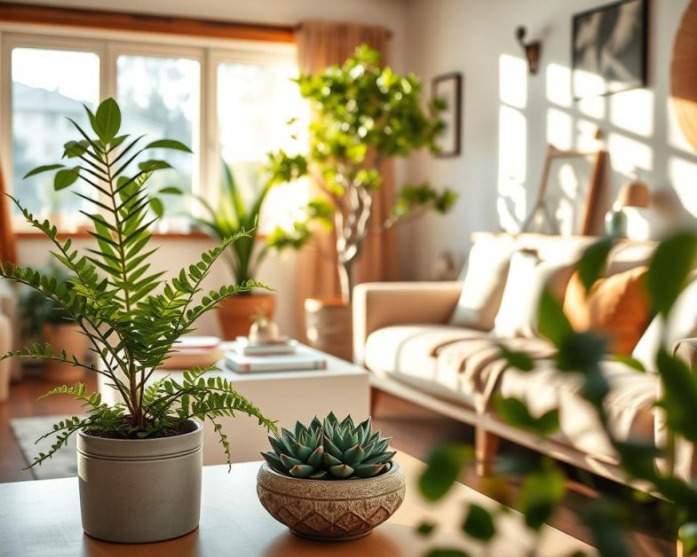 plantas na decoração