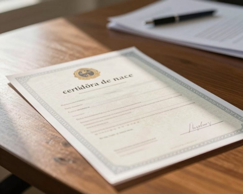 certidão nascimento