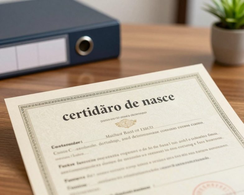 certidão nascimento